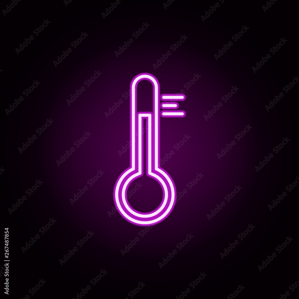 car temperature neon icon. Elements of auto workshop set. Simple icon for websites, web design, mobile app, info graphics car temperature neon icon. Elements of auto workshop set. Simple icon for websites, web design, mobile app, info graphics