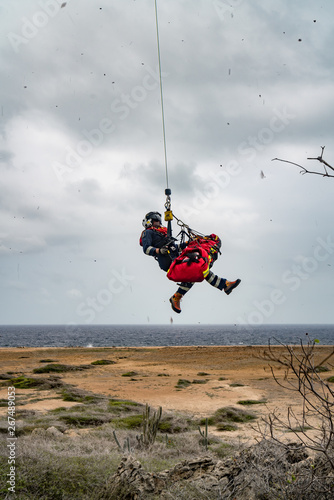 Принти на полотні Dutch Caribbean Coastguard exercise -Island of Curacao