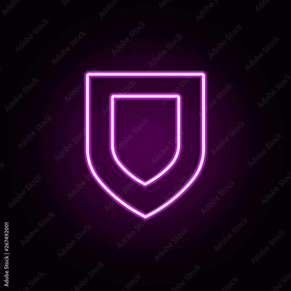 protection neon icon. Elements of Minimal universal theme set. Simple icon for websites, web design, mobile app, info graphics protection neon icon. Elements of Minimal universal theme set. Simple icon for websites, web design, mobile app, info graphics