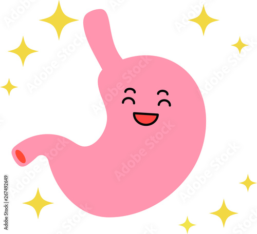 Illustration of a cute stomach 
