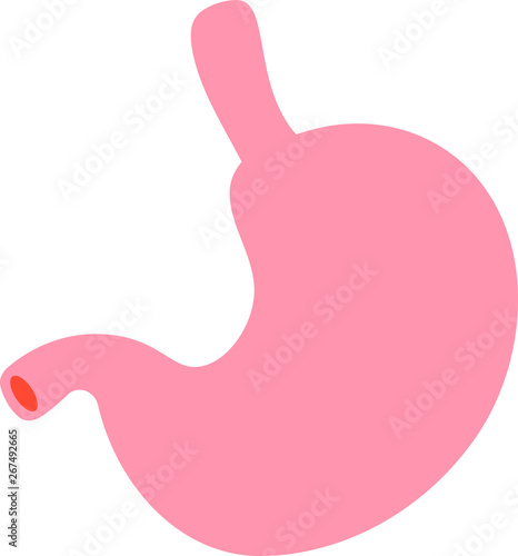 Illustration of a cute stomach 