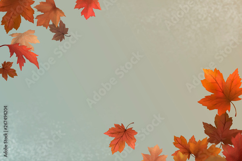 Autumn leaves background