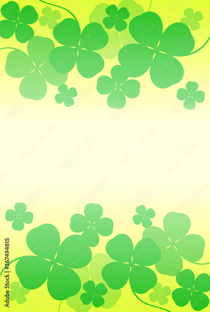 クローバーの背景