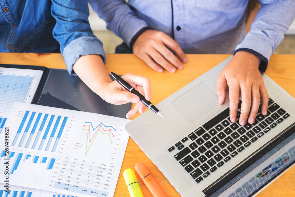Group of business people consult idea working new startup project team working, brainstorming meeting concept Group of business people consult idea working new startup project team working, brainstorming meeting concept