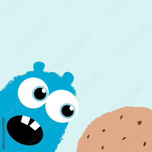 Monster mit Keks