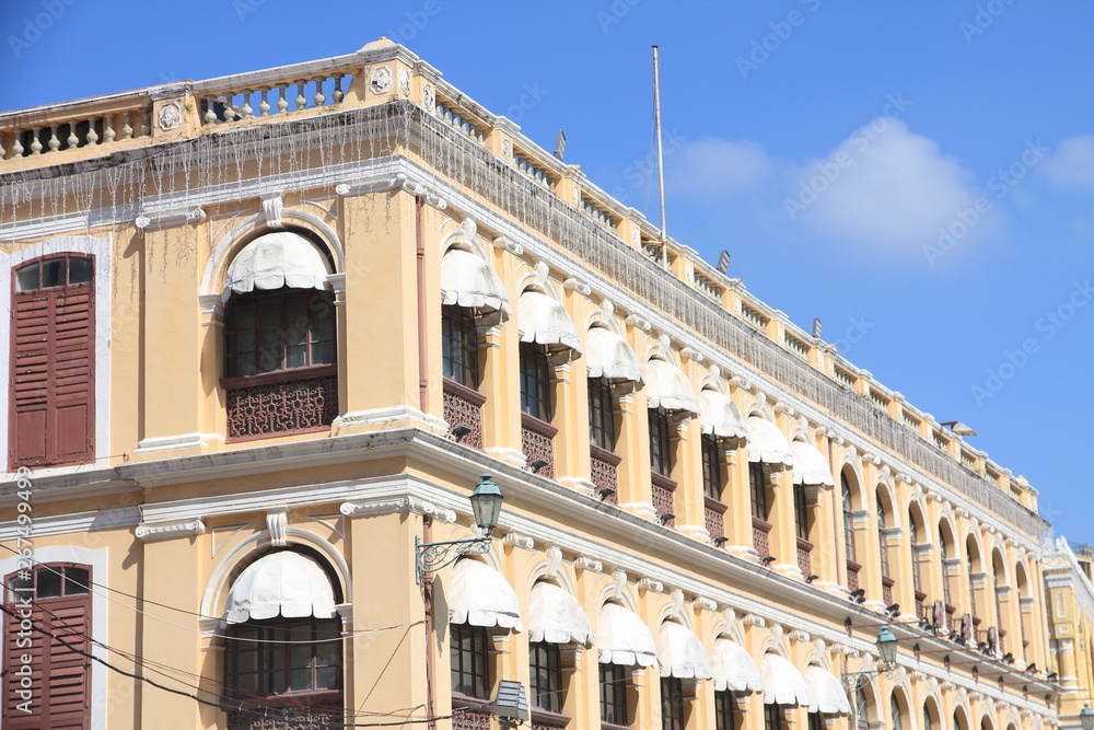 Historical Building around Senado Square, Macau