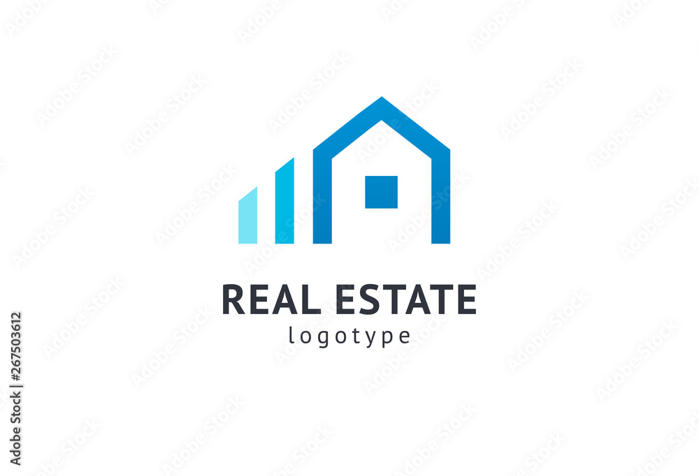 Abstract real estate agent logo icon vector design. Rent, sale of real estate vector logo, House cleaning, home security, real estate auction. Vector building logo concept. Abstract real estate agent logo icon vector design. Rent, sale of real estate vector logo, House cleaning, home security, real estate auction. Vector building logo concept.