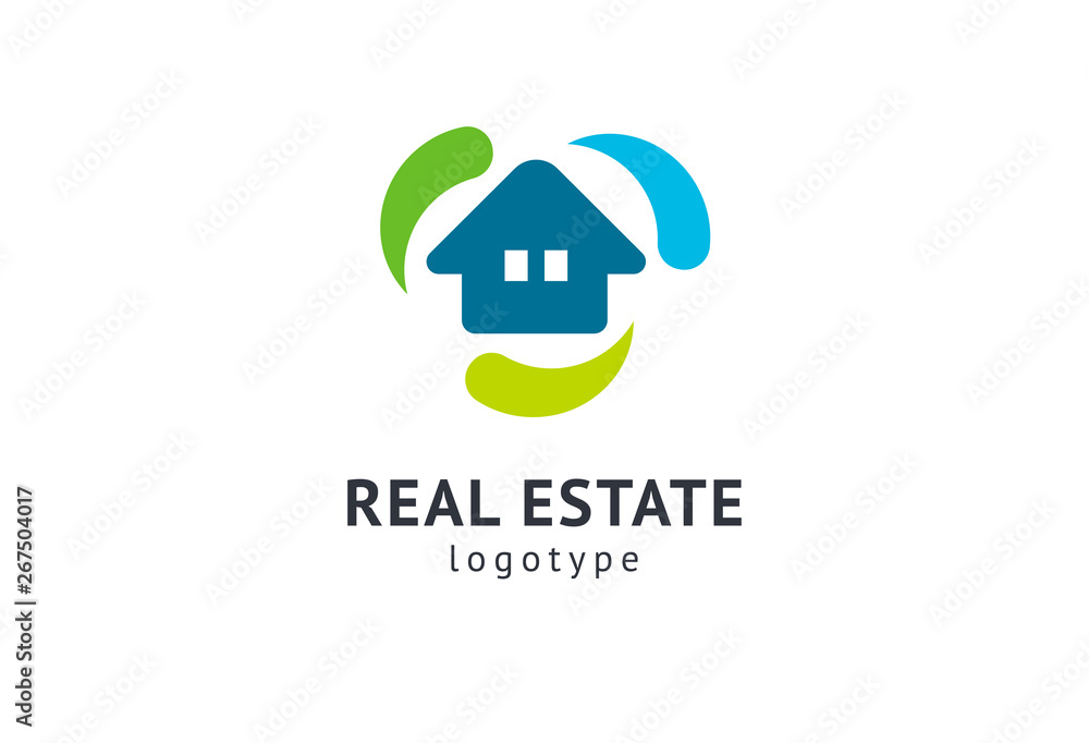 Abstract real estate agent logo icon vector design. Rent, sale of real estate vector logo, House cleaning, home security, real estate auction. Vector building logo concept. Abstract real estate agent logo icon vector design. Rent, sale of real estate vector logo, House cleaning, home security, real estate auction. Vector building logo concept.