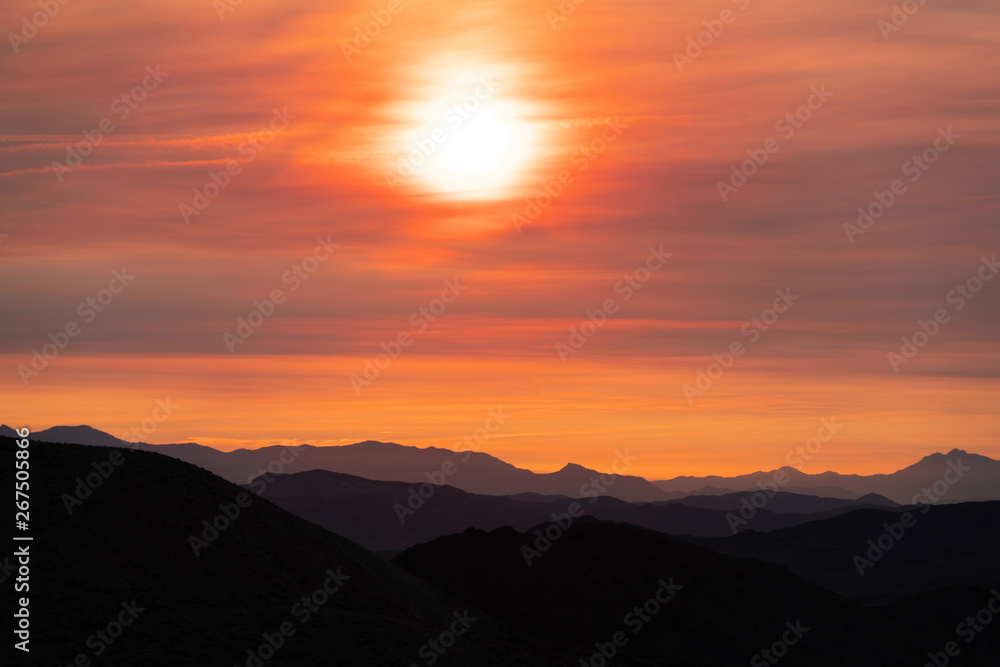 Dantes Inferno at Sunrise- this taken from Dante's scenic overlook at dawn Dantes Inferno at Sunrise- this taken from Dante's scenic overlook at dawn