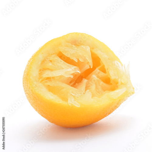 squeezed lemon