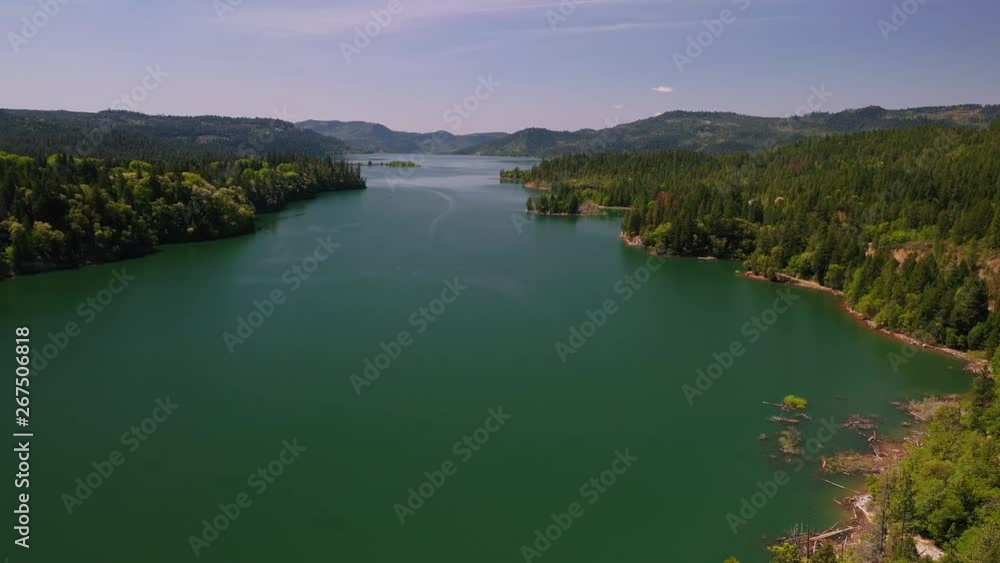 Aerial view of Lost Creek Lake in Southern Oregon Aerial view of Lost Creek Lake in Southern Oregon