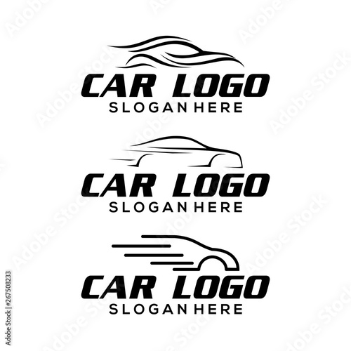 car logo concept black and white 