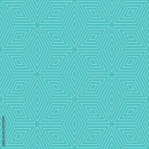 Background pattern seamless geometric line abstract green colors vector. Summer background design.