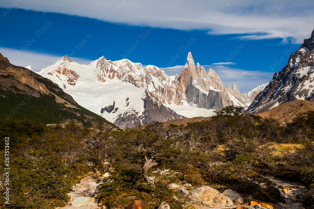 Beautiful landscape with Fitz Roy. Patagonia. Argentina.