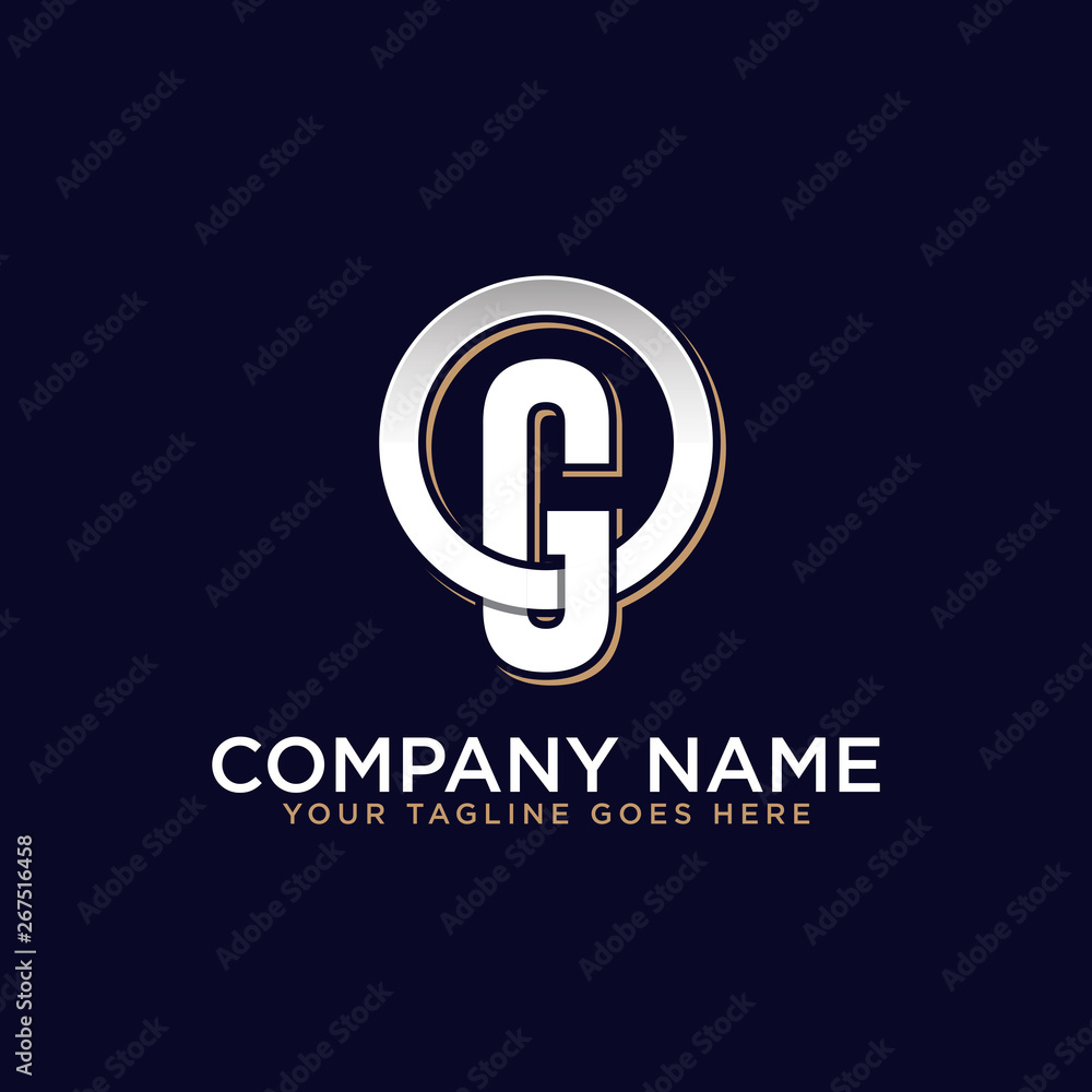 OG initial name logo , trending vector, this logo can used sport, real estate, construction etc