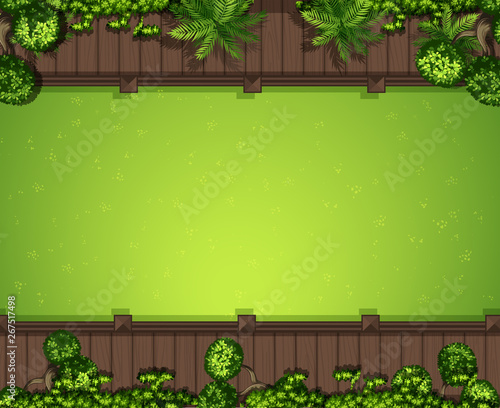 Aerial green grass background