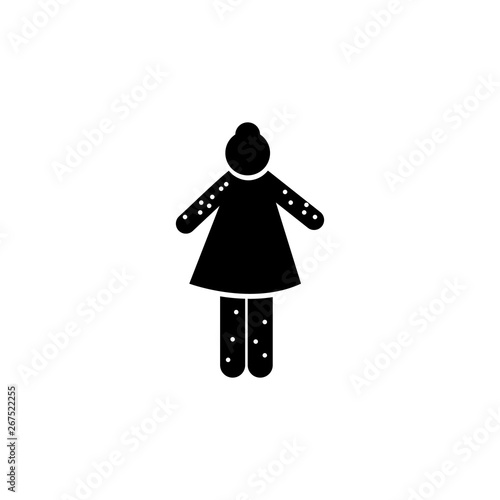 Body, disease, lupus, rash icon. Element of systemic lupu icon. Premium quality graphic design icon. Signs and symbols collection icon for websites