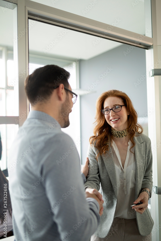 Business people working as a team at the office Business people working as a team at the office