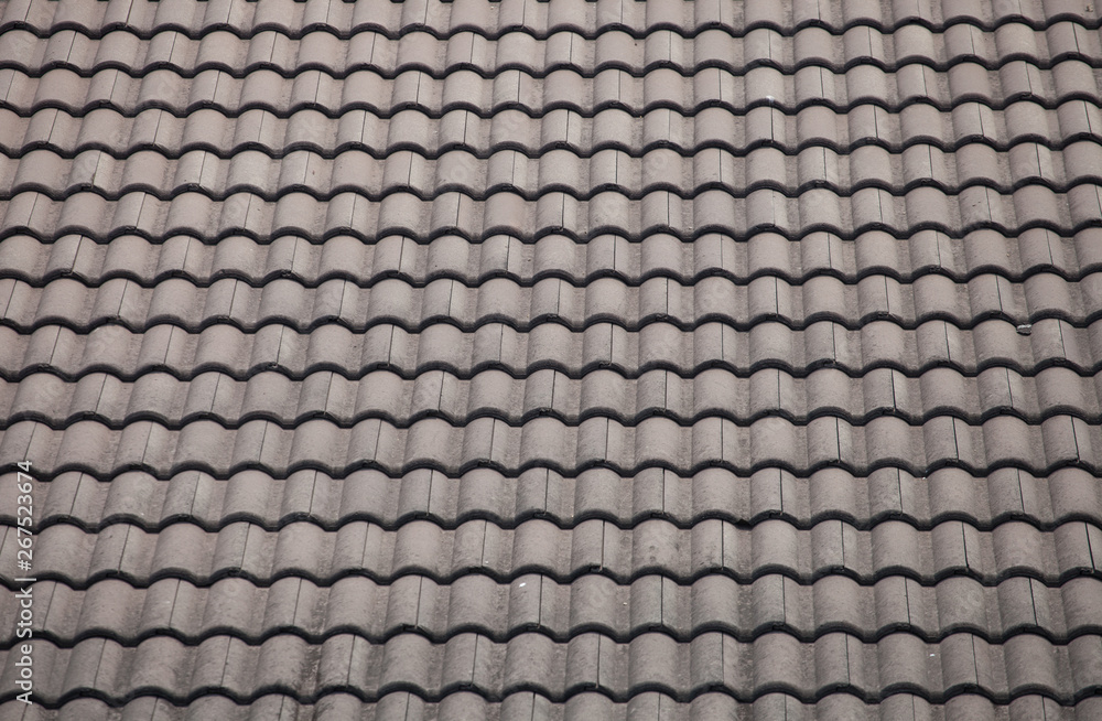 Black and white color of roof. Black and white color of roof.