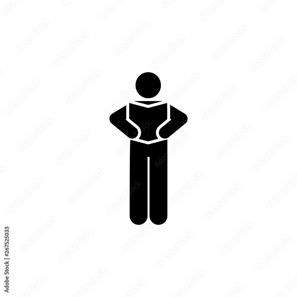 Student, book, reading icon. Element of education pictogram icon. Premium quality graphic design icon. Signs and symbols collection icon for websites, web design Student, book, reading icon. Element of education pictogram icon. Premium quality graphic design icon. Signs and symbols collection icon for websites, web design