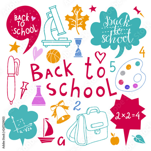 Back to school icons