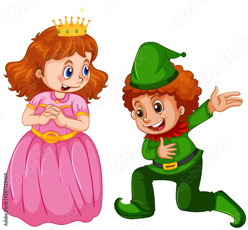 Set of prince and princess custome