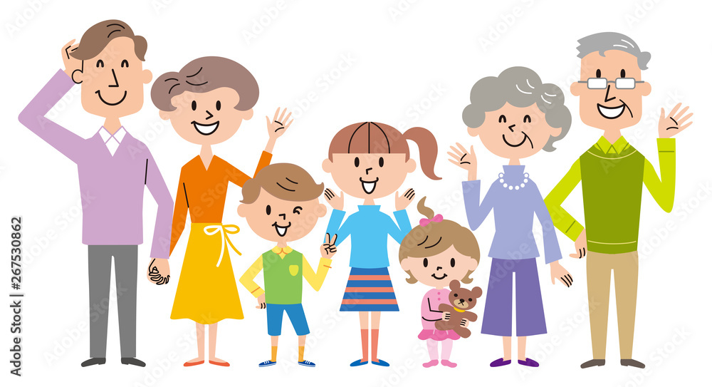 ファミリー　三世代