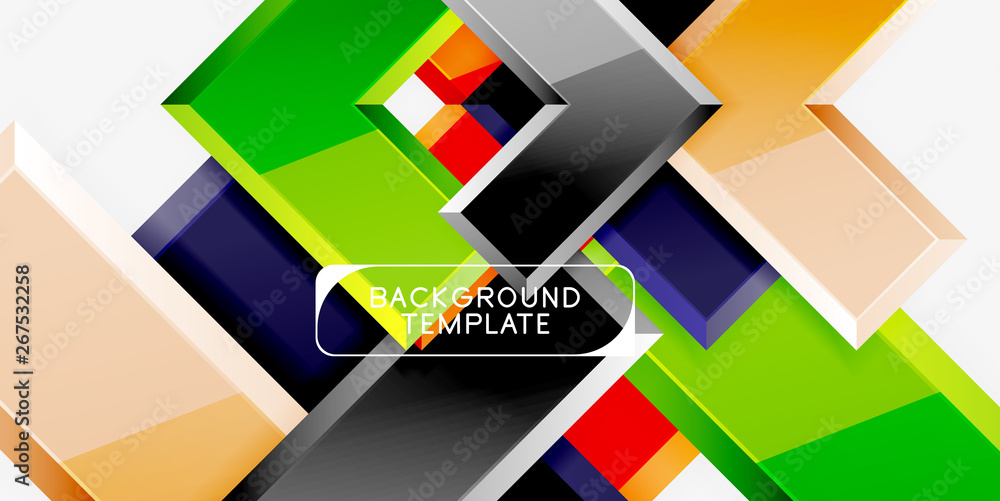Glossy arrows background Glossy arrows background