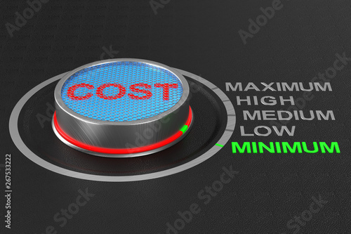Cost button on dark backgro...