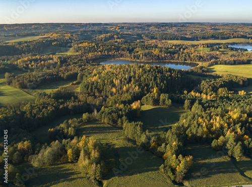Nature from above - forests and lakes drone photo © Łukasz Tyczkowski
