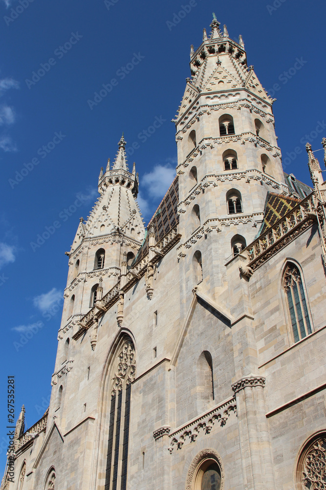 medieval cathedral (Stephansdom) in Vienna (Austria)