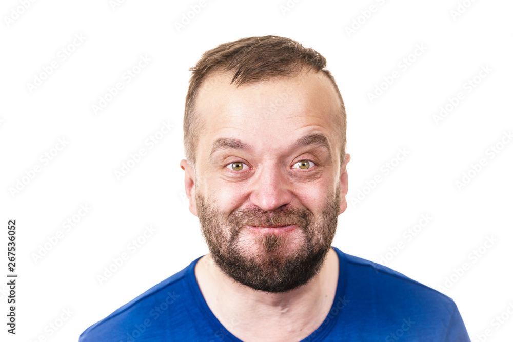 Fototapeta premium Nice adult bearded guy