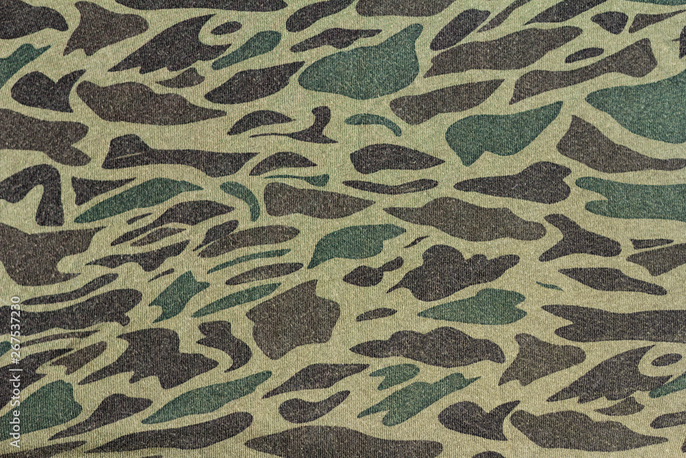 Fototapeta premium Closeup of military uniform surface.
