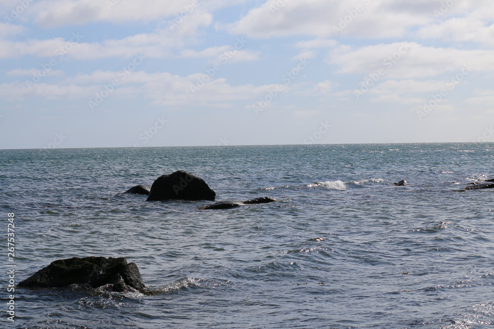 Obraz premium fels im meer