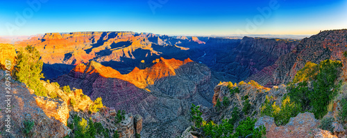 Amazing natural geological formation - Grand Canyon in Arizona, Southern Rim.