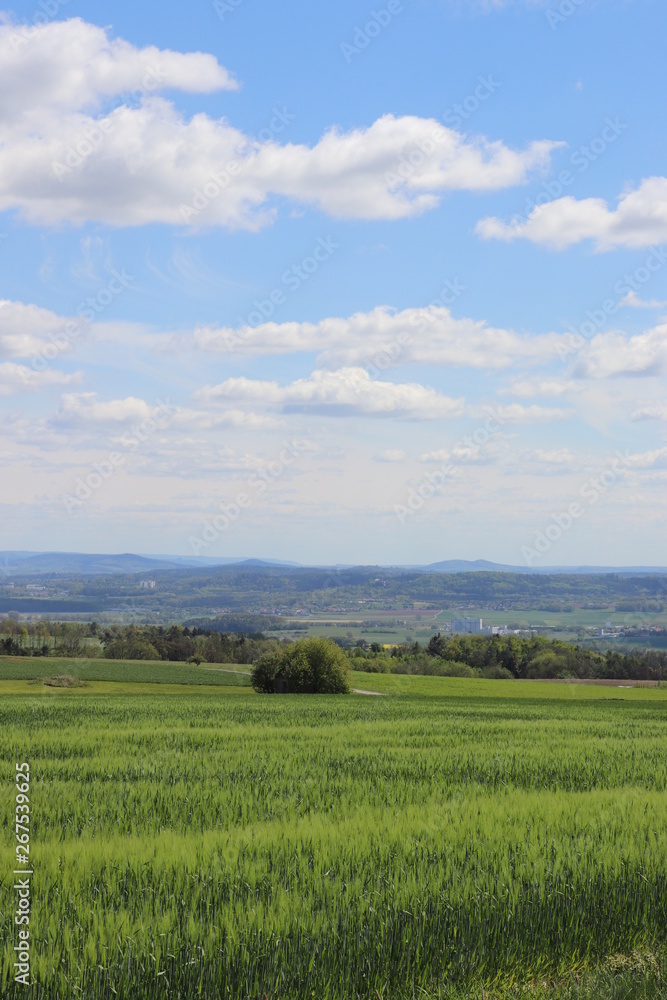 Landschaft Deutschland Felder Ausblick Frühling