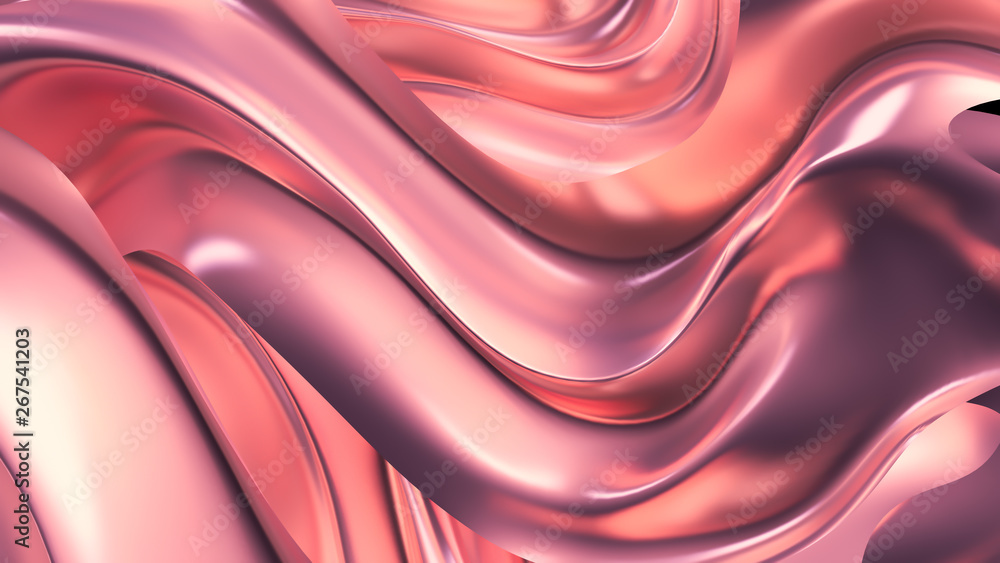 Luxurious pink background with satin drapery. 3d illustration, 3d rendering. Luxurious pink background with satin drapery. 3d illustration, 3d rendering.
