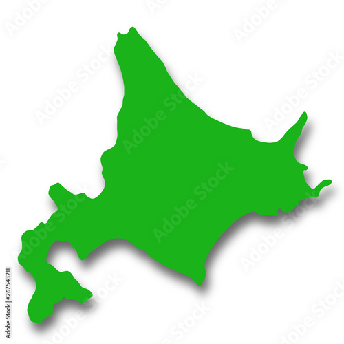 北海道の地図