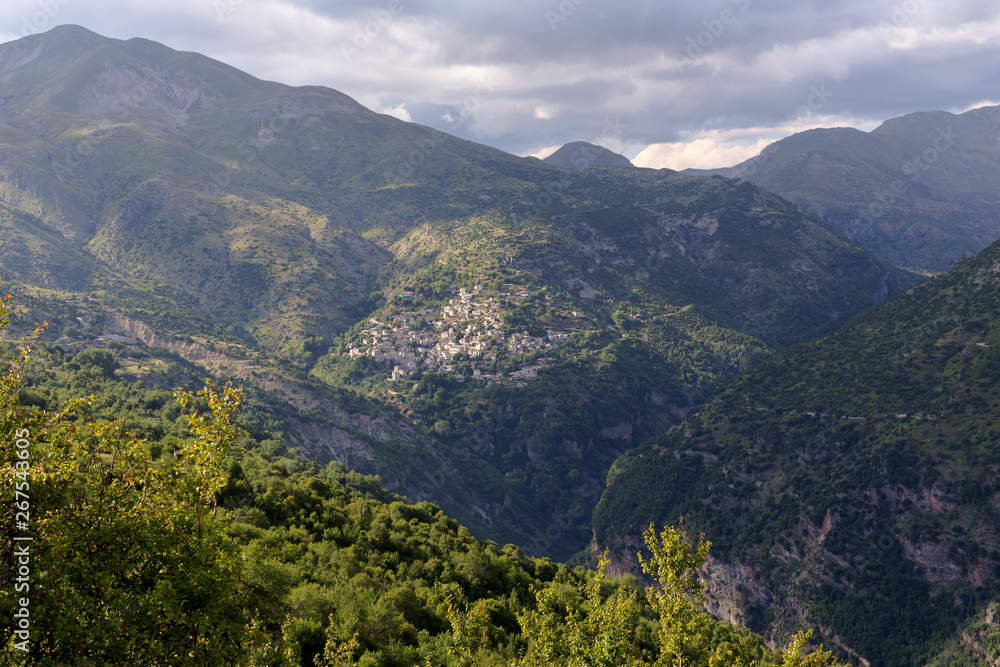 Traditional greek village Syrrako (Epirus, Greece). Traditional greek village Syrrako (Epirus, Greece).