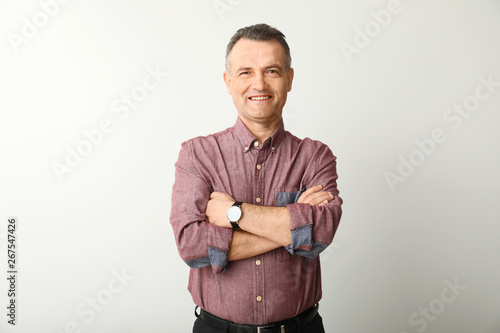 Handsome mature businessman...