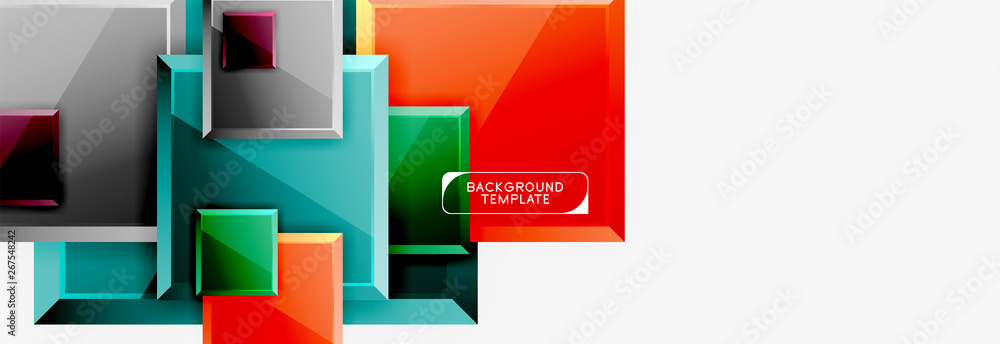 Minimal square banner abstract background Minimal square banner abstract background