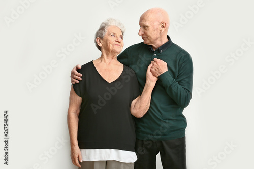 Portrait of senior couple o...