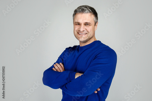 Portrait of handsome mature...