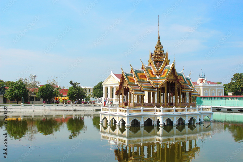 Ayutthaya Province, Thailand - January 29, 2017: Bang Pa-In Palace, Thai Royal Residence