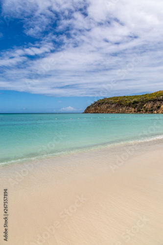 An Idyllic Antiguan Beach View © lemanieh