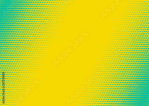 Fluorescent diagonal Gradient Abstract Background. Duotone texture. Yellow and green. Vector illustration