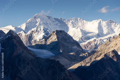 Cho Oyu mountain peak, sixth highest peak in the world, Himalayas mountain range, Nepal © skazzjy
