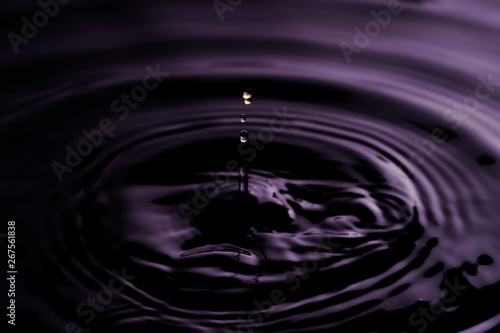 water drop purple