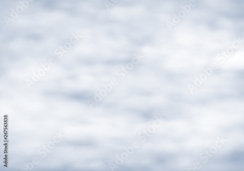 Realistic illustration overcast of blue sky with clouds, suitable as background on landscape image, vector