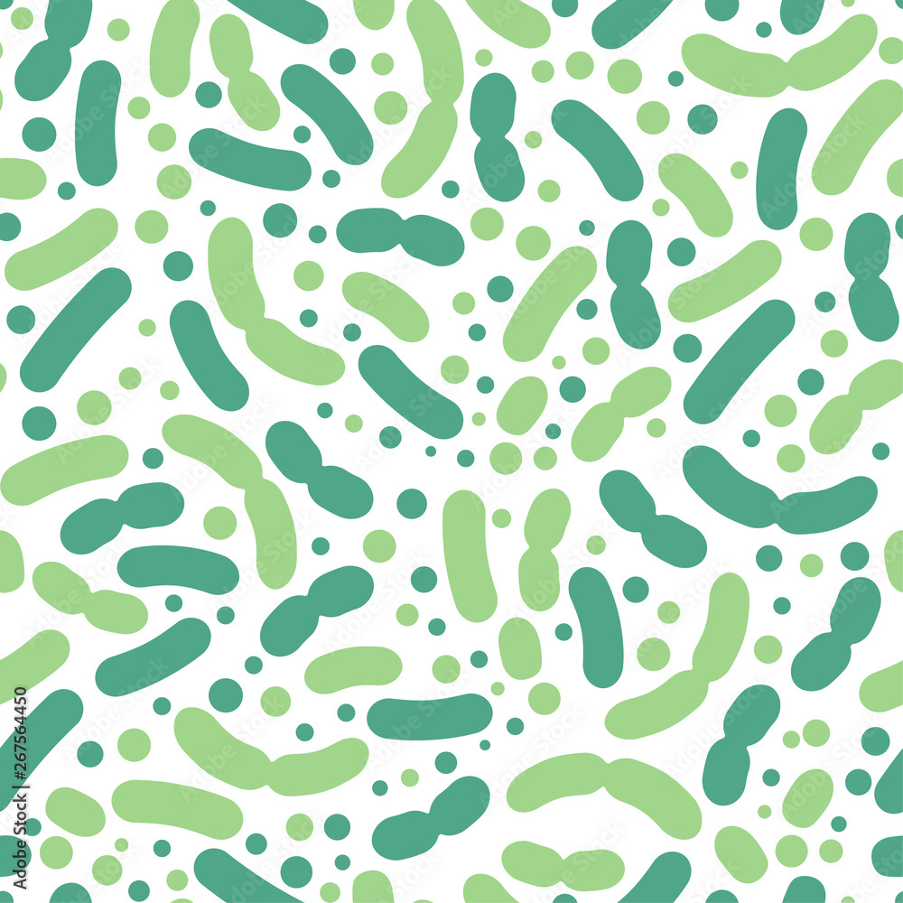 Probiotics and prebiotics seamless pattern Probiotics and prebiotics seamless pattern